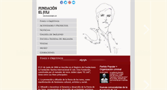 Desktop Screenshot of fundacioneljuli.com